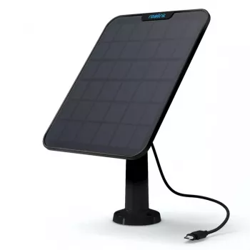 Reolink pannello solare nero 2 TYPE-C