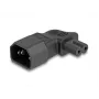 Alimentatore DeLOCK 80473 C14 a C7 2,5A 90° nero