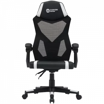 Sedia gaming CANYON Flow MCH01 mesh nero bianco