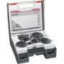 Set seghe a tazza KWB 499505, 8 pezzi, diametri diversi — campane di ricambio e mandrini
