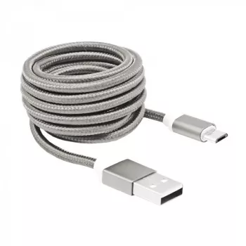 Sbox USB->Micro USB M/M 1,5 m USB-10315W bianco