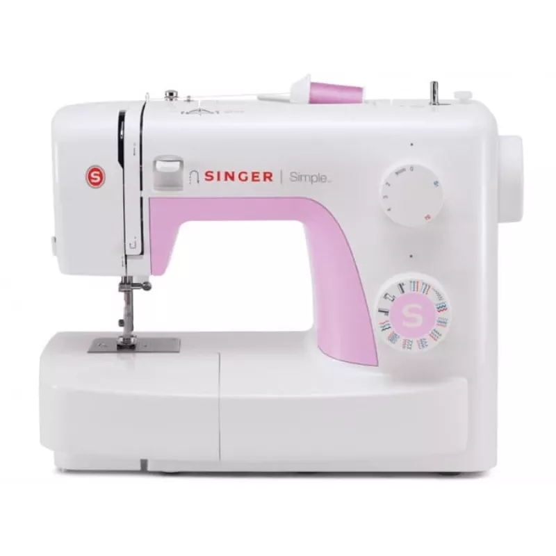 Macchina da cucire | Singer | SIMPLE 3223 | numero punti 23 | numero asole 1 | bianco/rosa