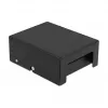 Patch panel DeLOCK keystone 4 porte nero