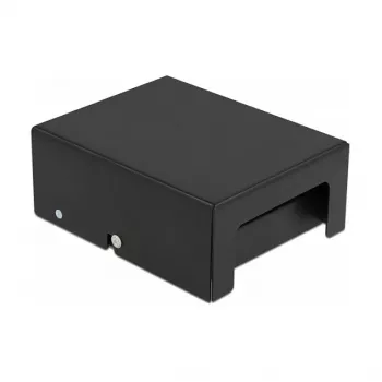 Patch panel DeLOCK keystone 4 porte nero