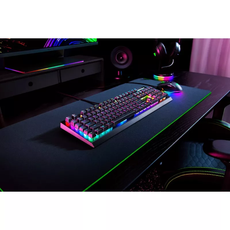 Tastiera Razer BlackWidow V4 X Gaming USB QWERTZ tedesca nera