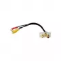 Kindermann 7444000530 Piastra frontale modulare Snap-In, 3x RCA