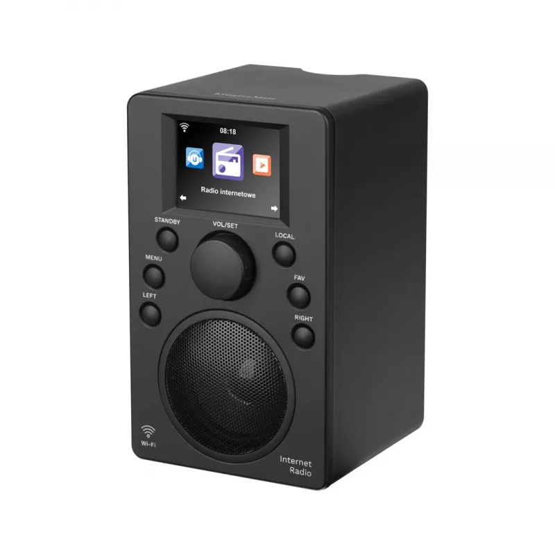 Radio internet Kruger & Matz KM0818.1 con Wi‑Fi, Bluetooth, USB e sveglia
