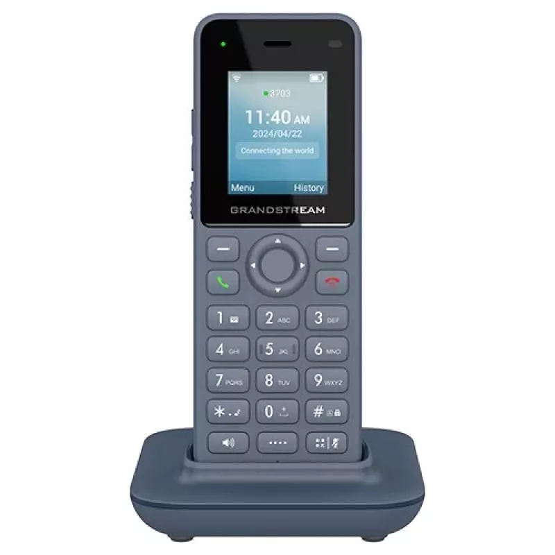 Telefono IP Grandstream Networks WP8256 antracite 3 linee LCD Wi-Fi