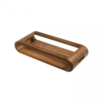 Vassoio da portata artelegno VASD legno di noce 37 cm double-face