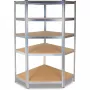 Top E Shop GC9030 scaffale angolare in metallo, 30 cm