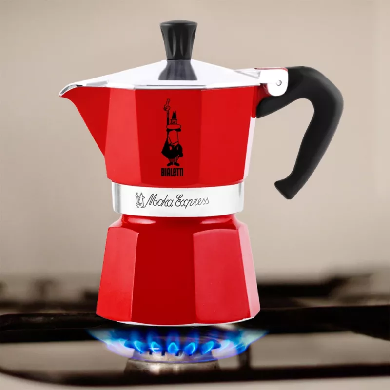 Caffettiera Bialetti Moka Express rossa