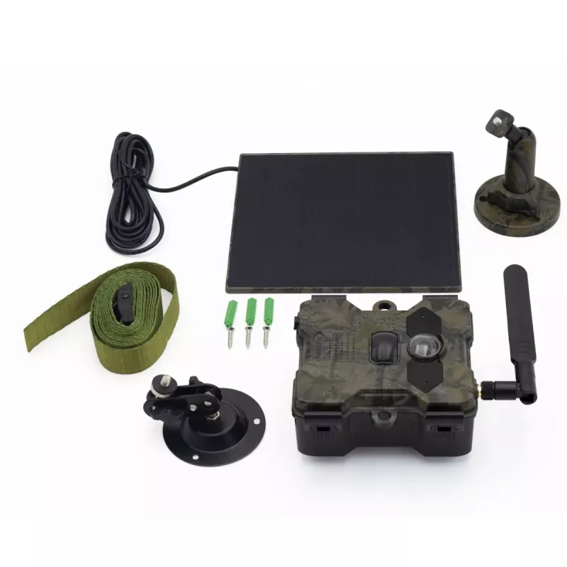 Technaxx 4G Wildcam TX-189 fotocamera da esterno 4MP CMOS pannello solare