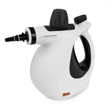 Esperanza EHS008 pulitore a vapore 0,35L nero, bianco 900W