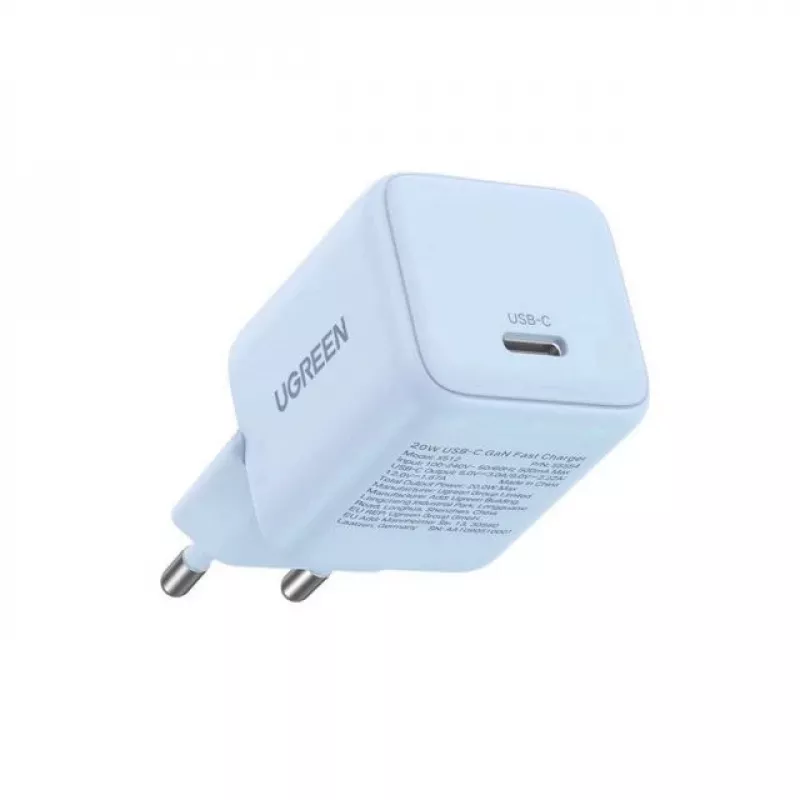 UGREEN X512 20W GAN 1X USB-C ALIMENTATORE - blu