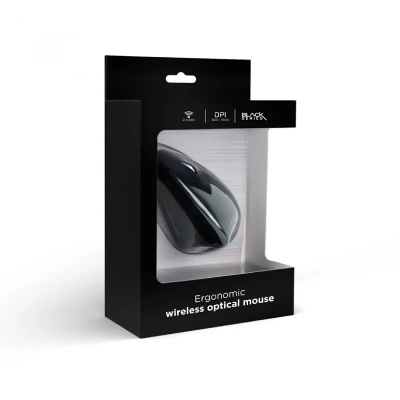 Gembird MUSW-ERGO-01 Mouse per destrorsi RF Wireless Ottico 1600 DPI
