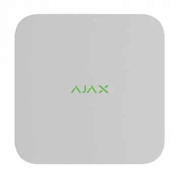 AJAX NVR dispositivo di registrazione 8 canali (bianco)