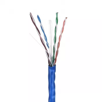 Cavo di rete LANBERG U/UTP Cat6 LCU6-10CC-0305-B 305 m, conduttore CCA, 23 AWG, blu