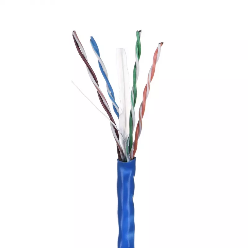 Cavo di rete LANBERG U/UTP Cat6 LCU6-10CC-0305-B 305 m, conduttore CCA, 23 AWG, blu