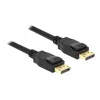 DeLOCK - Cavo DisplayPort - DisplayPort (M) a DisplayPort (M) - 1,5 m - Supporto 4K - nero (85508)