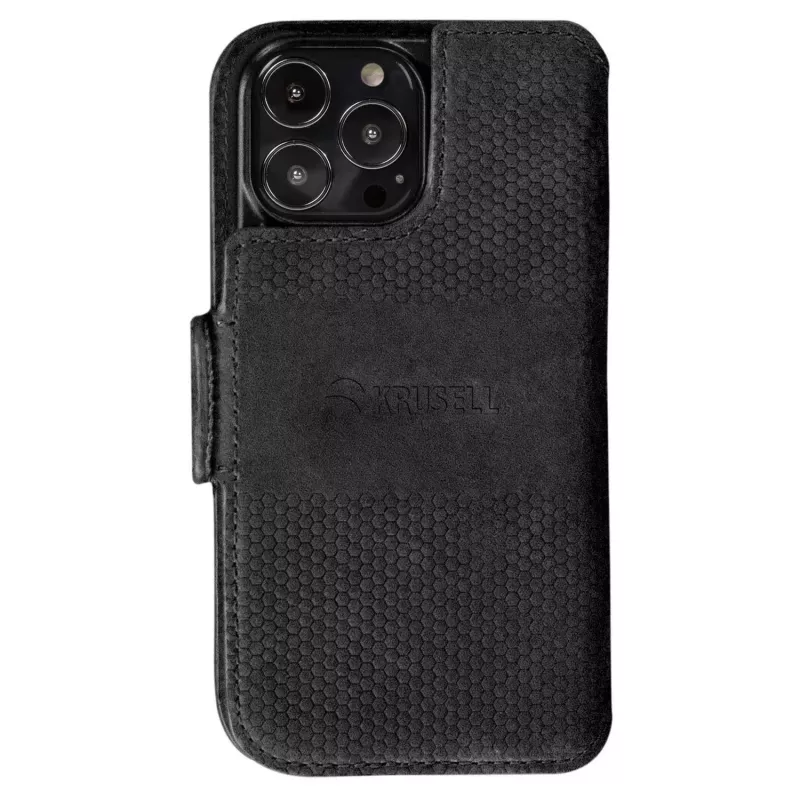 Custodia portafoglio Krusell 62396 per iPhone 13 Pro Max 17 cm nero