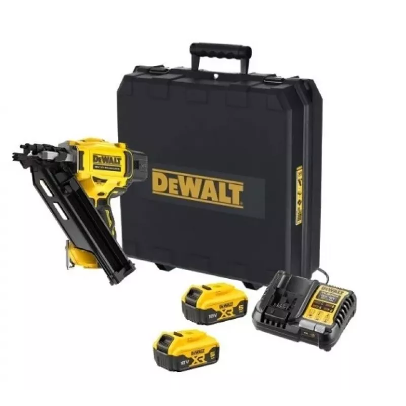 DeWalt DCN930P2 18V XR chiodatrice a batteria, 33°, 64-90 mm, 2x 5,0 Ah