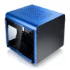 Case PC Mini-ITX RAIJINTEK METIS EVO TG — vetro temperato, blu