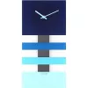 NeXtime orologio 2855bl Bold Stripes, 38x19 cm, da parete, blu