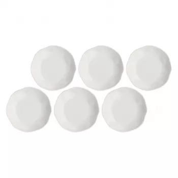 Set piatti fondi LA PORCELLANA BIANCA La Porcel 21 cm, 6 pezzi, bianco