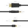 Cavo miniDisplayPort/DisplayPort M/M 2 m; Y-C611BK