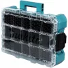 MAKTRAK organizer profondo M, cassetta utensili blu/trasparente, coperchio trasparente