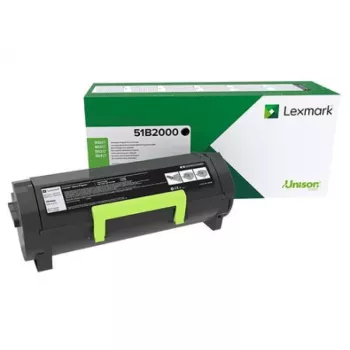 Cartuccia toner Lexmark 51B2000 3000 pagine nero