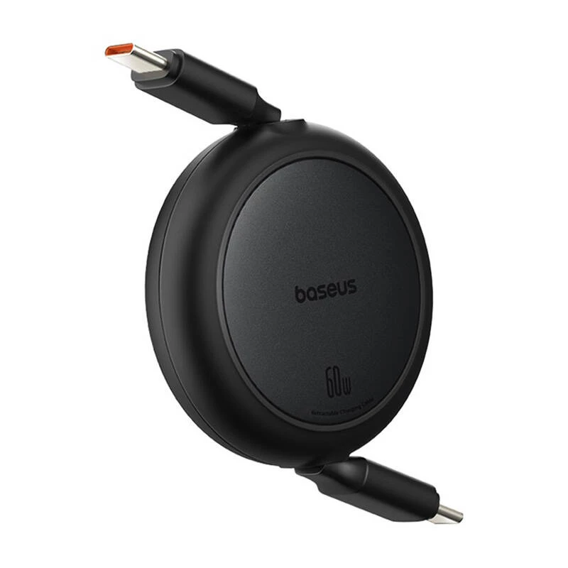 Baseus Free2Pull Mini cavo USB-C a USB-C, 60 W, 1 m, (nero)
