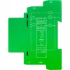 Shelly Pro Dimmer 2PM da incasso blu, verde, grigio