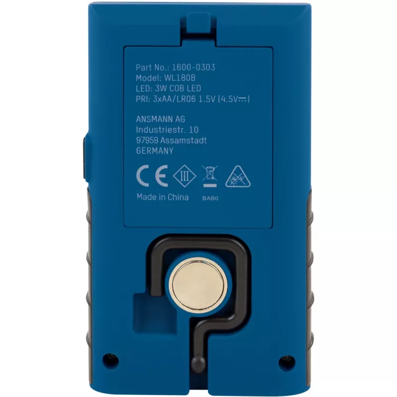 Lampada da lavoro ANSMANN WL180B con portapunte, blu