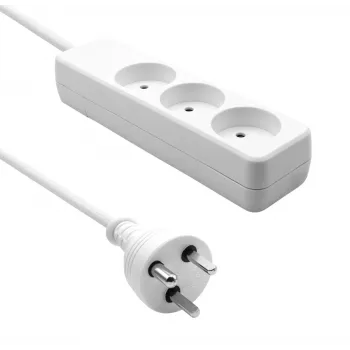 Ciabatta ProXtend K3-KIT05W — prolunga elettrica 3 vie, cavo 5 m