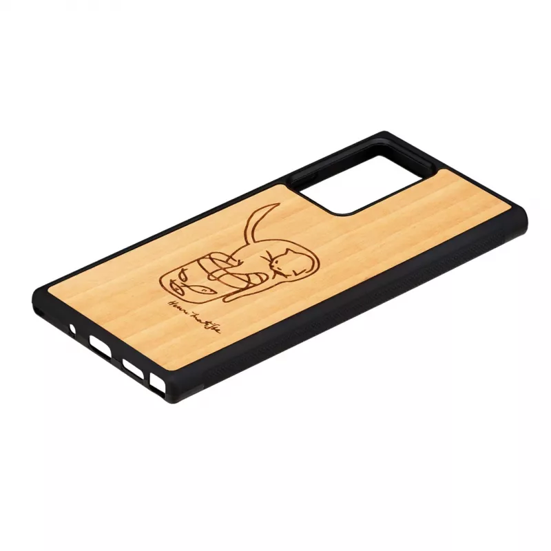 Custodia protettiva man and wood per Samsung Galaxy Note 20 Ultra – design gatto con pesce