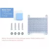 Set dissipatori ALLNET FriendlyELEC NanoPi Neo / Neo2, 20 pezzi – raffreddamento passivo per single board computer