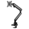 Braccio per monitor SILVERSTONE SST-ARM13 — supporto singolo regolabile in altezza compatibile VESA, argento