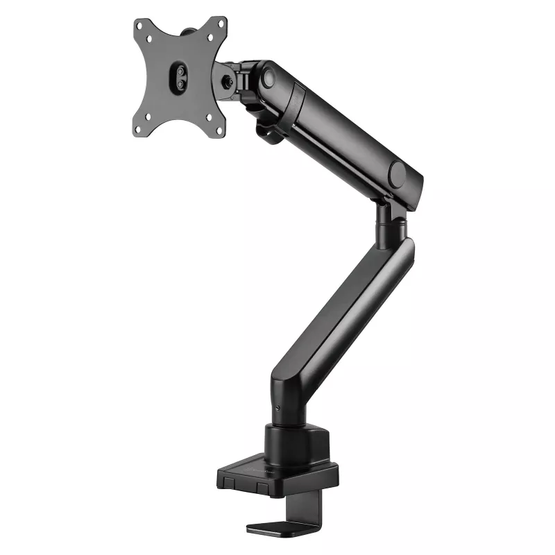 Braccio per monitor SILVERSTONE SST-ARM13 — supporto singolo regolabile in altezza compatibile VESA, argento