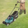 Makita DLM382PM2 - rasaerba - a batteria - 18 V - 4 Ah - 2 batterie - 3700 1/min - 38 cm - 16,9 kg