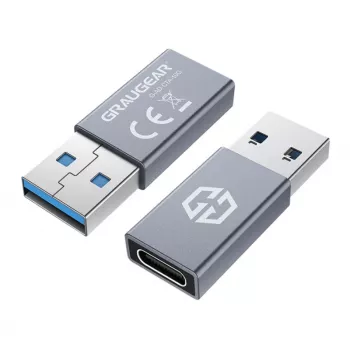 Adattatore GRAUGEAR G-AD-CTA-10G USB-A a USB-C argento