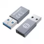 Adattatore GRAUGEAR G-AD-CTA-10G USB-A a USB-C argento
