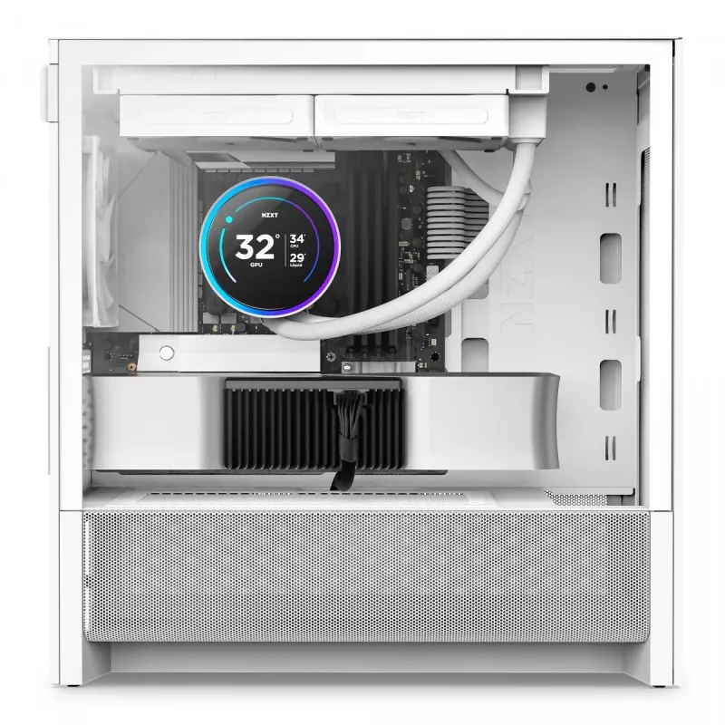 Case per PC NZXT H9 H3 Flow midi tower bianco