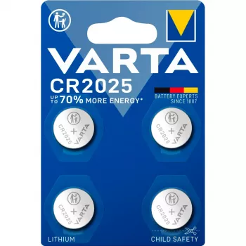 Batteria usa e getta Varta 06025 101 404 CR2025 litio 20 mm