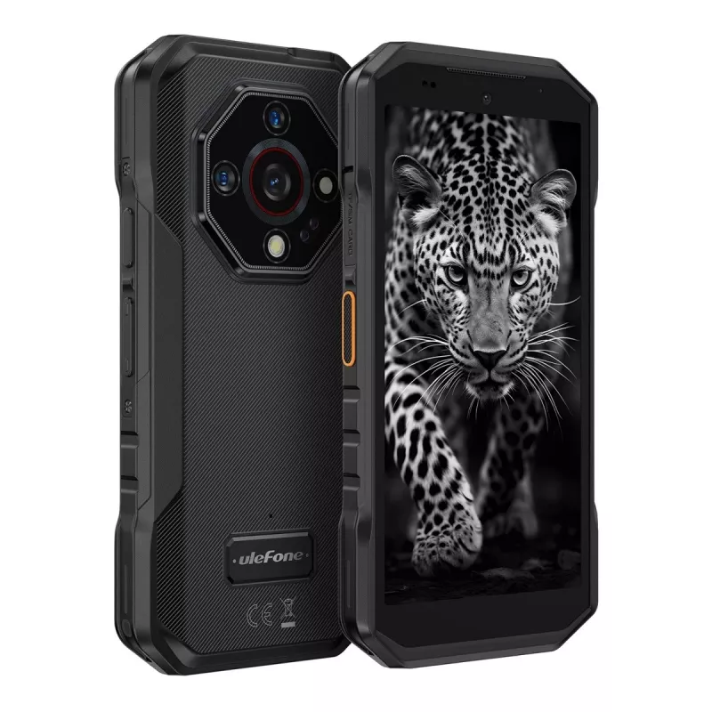 Ulefone Armor X32 UF-AX32/BK smartphone, 5,65 pollici, 6 GB RAM, 128 GB, Android 14, 5500 mAh, Future Black