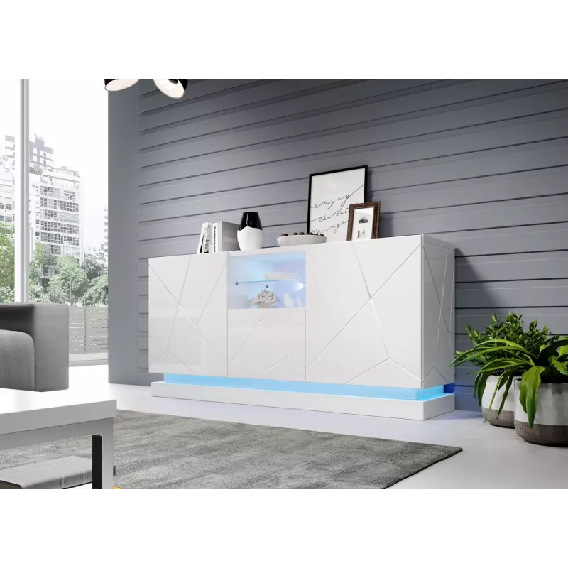 Illuminazione comodino QIU 2D1K blu