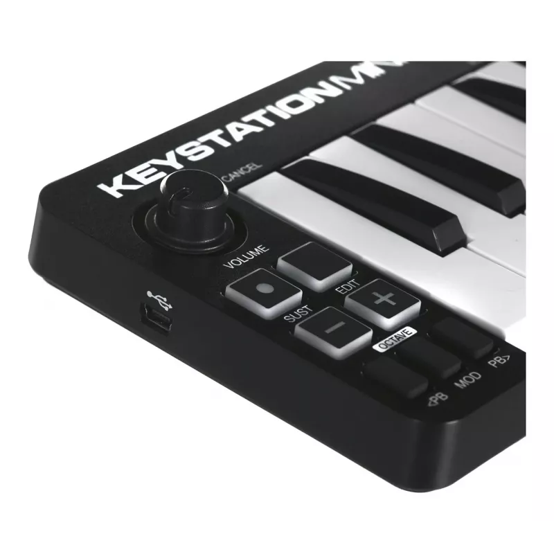M-AUDIO Keystation Mini 32 MK3 Tastiera MIDI 32 tasti USB nero, bianco