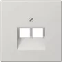 JUNG LS 969-2 UA LG - grigio - termoplastica - convenzionale - JUNG - UAE 2 x 8 UPO - UAE 8-8 UPO - UAE 8-8 UPOK6E - UAE 8-8 UPOK6 - MK-POF-2UAE - RJ-45