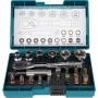 Set di bit e cricchetto per cacciaviti Makita, 21 pezzi (B-54081)
