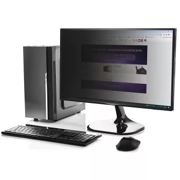 Filtro privacy Qoltec GDPR 23 | 16:9 | Eye Care | Panoramic